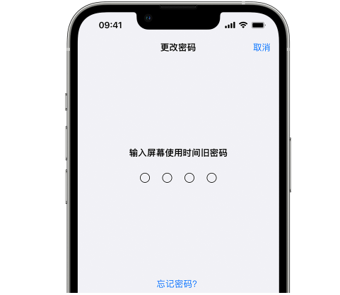 皂市镇iPhone屏幕维修分享iPhone屏幕使用时间密码忘记了怎么办 