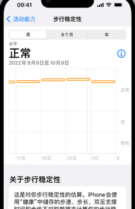 皂市镇iPhone手机维修如何在iPhone开启'步行稳定性通知'