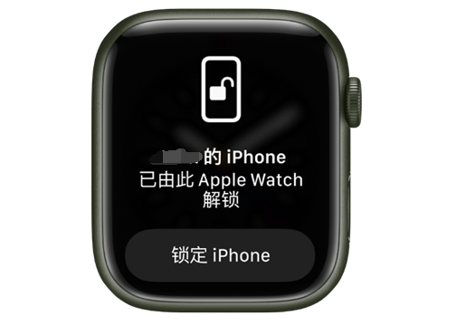 皂市镇苹果手机维修分享用 AppleWatch 解锁配备面容 ID 的 iPhone方法 