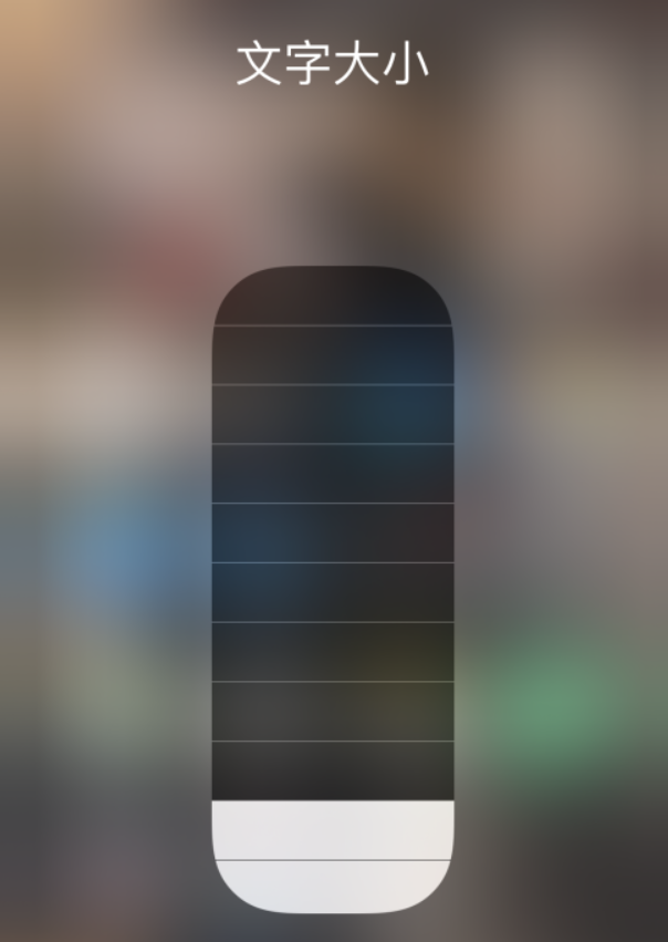 皂市镇苹果手机维修分享小技巧：在 iPhone 控制中心快速调节字体大小 