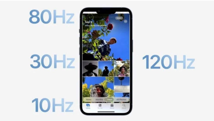 皂市镇苹果14维修分享iPhone 14有高刷吗 