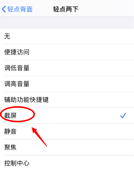 皂市镇苹果手机维修分享iPhone12如何启用双击截屏 