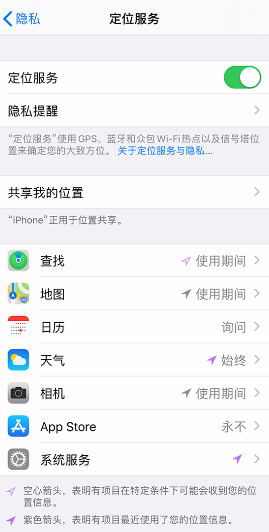 皂市镇苹果手机维修分享iPhone 状态栏中时间显示为蓝色图标是什么情况 